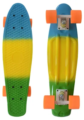 Produktbild von Einheitsgröße MW-324|MUWO "Cruiser" Penny Board Mini Skateboard gelb