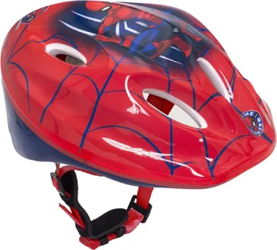 Produktbild von Kask rowerowy Marvel "Spiderman", regulowany, 52-56 cm, dla dzieci, od ok. 6 lat