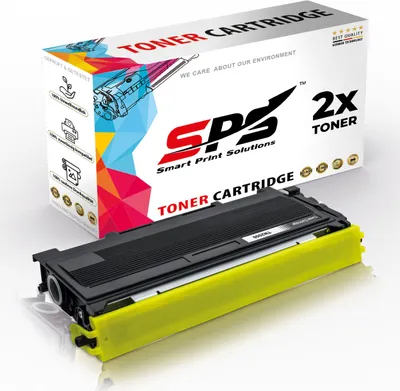Produktbild von 2x Toner TN2000 TN-2000 Schwarz Kompatibel für Brother FAX 2820 Drucker