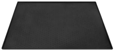 Productafbeelding van Koffiemachineonderzetter - Antislip siliconen - Afdruipmat voor de keuken - 48x30 cm, zwart