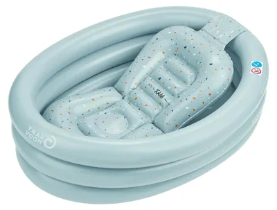 Produktbild von Aufblasbare Badewanne mit Einsatz für Neugeborene, 68 x 40 cm, auch als Planschbecken nutzbar
