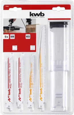 Productafbeelding van Reciprozaagbladenset 9dlg KWB
