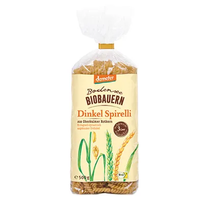 Image de Spirelli - Farine de blé petit épeautre claire, 500g | BODENSEE BIOBAUERN