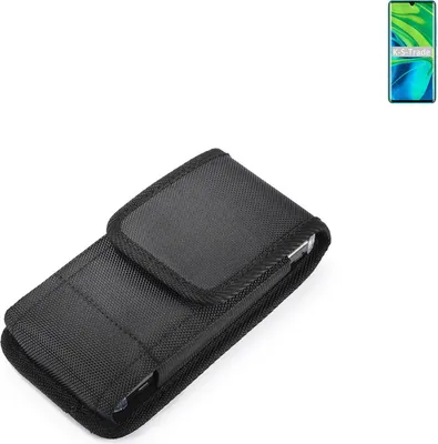 Produktbild von Holster Gürteltasche kompatibel mit Xiaomi Mi Note 10 Holster Gürtel Tasche wasserabweisend Handy Hülle Schutz Hülle Outdoor schwarz K-S-Trade