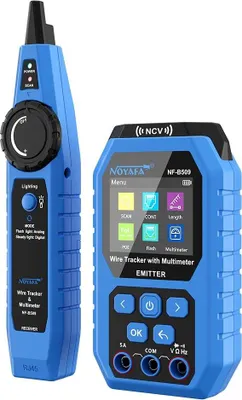 Produktbild von Netzwerkkabeltester - NF-B509 - Ethernet/PoE Tester - Multimeter mit AC/DC-Spannungsmessung - NCV berührungslos - Portblinken - Überlastschutz