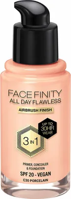 Produktbild von Max Factor Facefinity All Day Flawless 3 In 1 Foundation C30-Porcelain 30ml