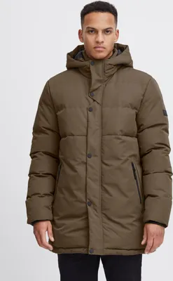 Produktbild von Blend BHOuterwear Herren Jacke Winterjacke Steppjacke mit Kapuze Druckknöpfe Reißverschlusstaschen Rippbündchen Regular fit