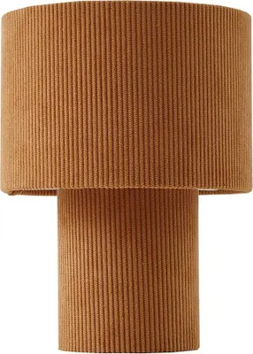 Produktbild von Lindby Tischleuchte Jone, hellbraun, Textil, 30 cm hoch, E27