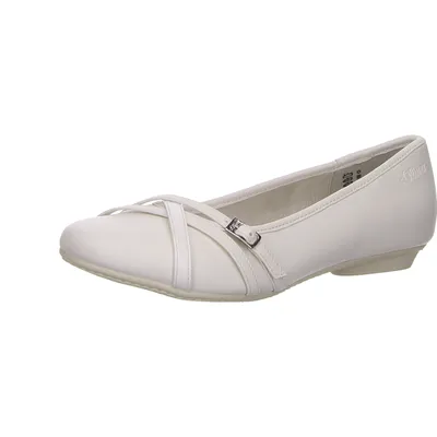 Produktbild von s.Oliver Ballerina in weiss/weiss kombi, Gr. 36