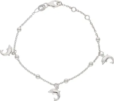 Produktbild von JuwelmaLux Armband Delfin 925/000 Sterling Silber rhodiniert JL20-03-1008 17 cm