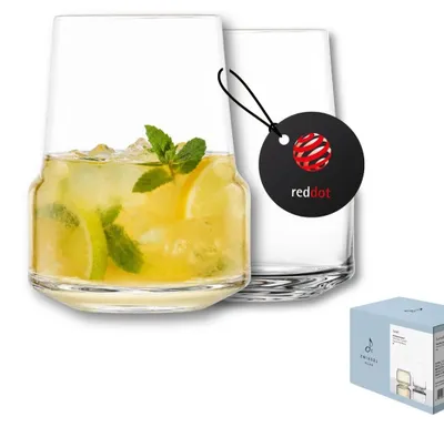 Weißweinbecher ohne Stiel, 2er-Set, Tritan-Kristall, spülmaschinenfest
