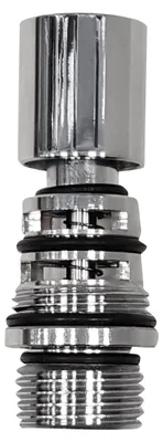 Produktbild von Aqualine Umsteller mit Stellknopf für Wannen-Armatur, Chrom