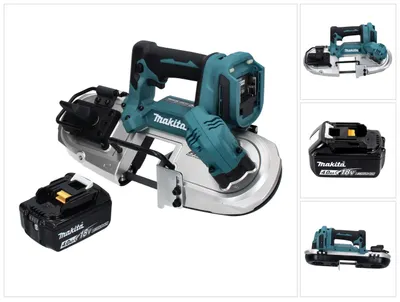 Immagine prodotto di Makita DPB 183 M1 Sega a nastro a batteria 18V 66mm + 1x Batteria 4,0 Ah - caricabatterie