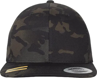 Immagine prodotto di FLEXFIT 6089MC | Classic Snapback Multicam, chiusura a scatto tonale - Colore: Nero Multicam - Taglia: Unica