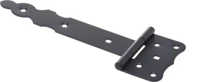 Produktbild von Aqbau® Kreuzgehänge Scharnier Türband Ladenband T-Bänder T-Scharniere Schwarz (85x250mm)
