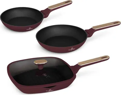 Image de set de casseroles 3 pices Berlinger Haus BH8304 | Leonardo Nordic