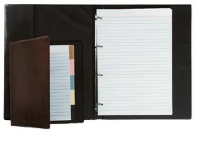 Obrázek produktu pro KARTON P+P záznamník kroužkový A4 Imitace kůže černý