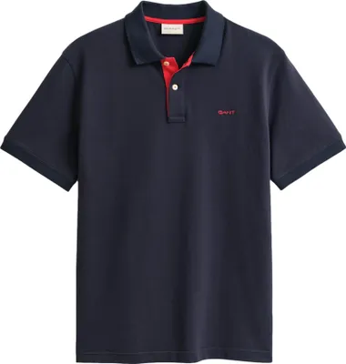 Produktbild von Gant Polo Slim Fit dunkelblau Baumwolle