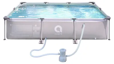 Produktbild von Avenli 17771EU Rahmenpool mit Filteranlage, 300 x 207 x 66 cm, grau
