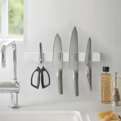 Productafbeelding van Yamazaki magnetische messenhouder - Wit - Nieuw