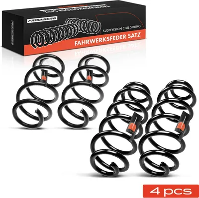 Imagen del producto de Resorte de suspensión delantero y trasero, compatible con Audi A6 Avant (4G5 C7) y Audi A7 Sportback (4GA). Cantidad: 4 unidades