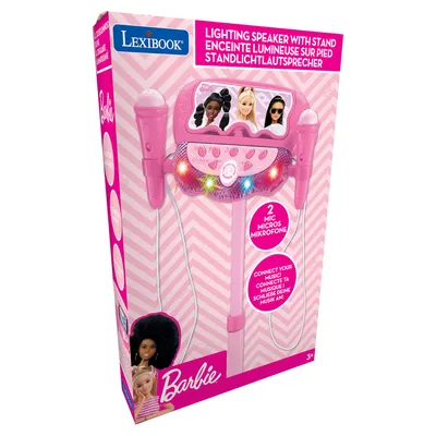 Zdjęcie produktu dla Lexibook Statyw z głośnikiem i 2 mikrofonami Barbie