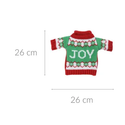 Zdjęcie produktu dla Pokrowiec na butelkę wina XMAS, 26 cm