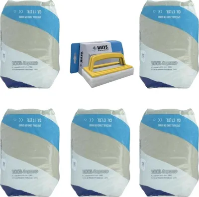 Immagine prodotto di Pool Improve - Sabbia filtrante per pompa filtro - 125 kg & spazzola WAYS