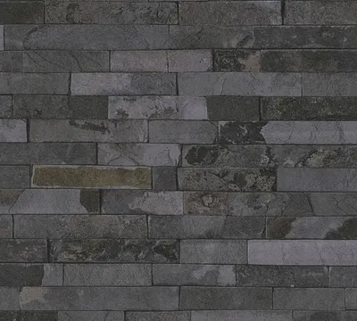 Produktbild von A.S. Création Vliestapete Best of Wood`n Stone 2nd Edition Tapete grau schwarz 10,05 m x 0,53 m 355825 35582-5
