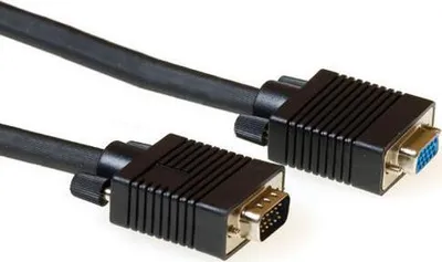Obrázek produktu pro ACT AK4231, 15 m, VGA (D-Sub), VGA (D-Sub), Samec, Samice, Černá
