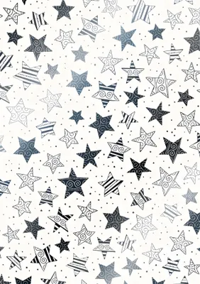 Produktbild von Transparentpapier Christmas Colour Sterne A4 silberfarben