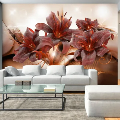 Produktbild von Basera Fototapete Lilienmotiv b-A-0268-a-b, Vliestapete, 150x105 cm