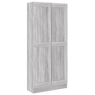 Obrázok produktu pre vidaXL Kúpeľňová skrinka Grey Sonoma 82,5x30,5x185,5 cm Drevo Materiál