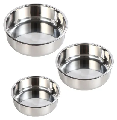 Produktbild von Runde Kuchenform aus Edelstahl für Schichtkuchen, gleichmäßige Hitzeverteilung, spülmaschinenfest, ideal für Hobbybäcker und Partys