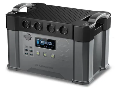 Productafbeelding van Powerstation - Generator - Aggregaat - Powerbank - Draagbare - 2000W - 1500Wh - Noodstroomvoorziening