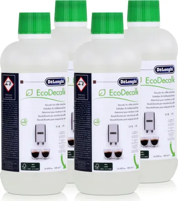 Produktbild von Delonghi EcoDecalk DLSC 500 Entkalker für Kaffeevollautomaten 500ml (4er Pack)