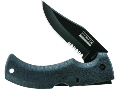 Produktbild von Stroxx Klappmesser mit Titanbeschichtung, rostfreie Klinge, langlebiges Schneidwerkzeug