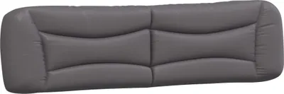 Produktbild von vidaXL Kopfteil-Kissen "Hvar" Grau 200 cm Kunstleder
