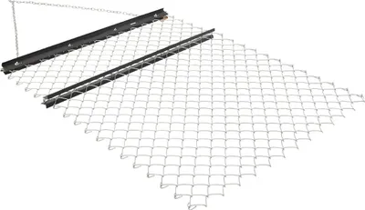Produktbild von Kettenegge - Schleppegge/Wiesenegge - Größe 1520 x 1240 x 57 mm - Q235-Stahl - Für UTV/ATV/Traktor - Einebnen & Rasenvorbereitung - Kiesauffahrten, Wiesen, Feldgarten