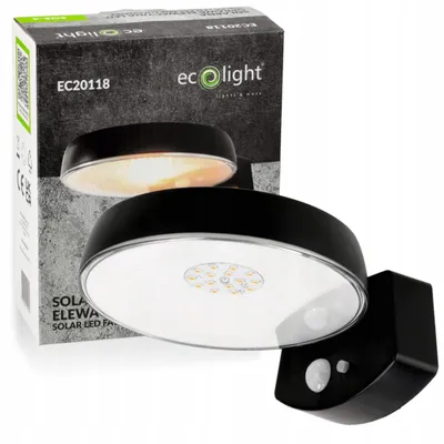 Immagine prodotto di Applique solare da esterno con sensore di movimento Ecolight EC20118