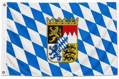 Produktbild von Fahne Bayern Mit Wappen 90X150 Cm