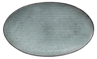 Produktbild von Broste Copenhagen Servierplatte Nordic Sea Steingut grau