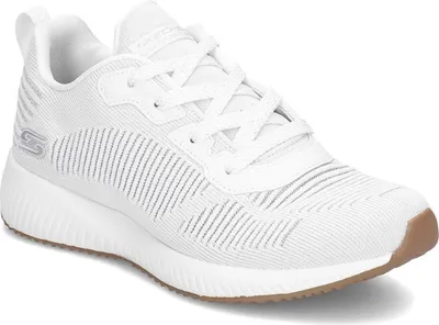 Produktbild von Skechers Damen Schnürschuhe Sportlich Gummisohle weiß