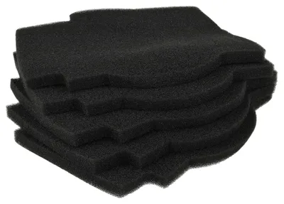 5x Luftfilter Ersatz für Lunos 2/FSI-R, schwarz