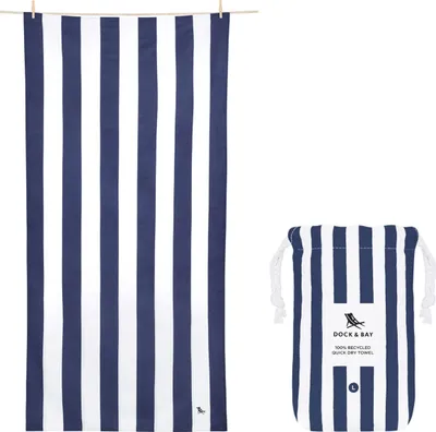 Produktbild von Dock & Bay Beach Towel XL Whitsunday Blue 200x90cm