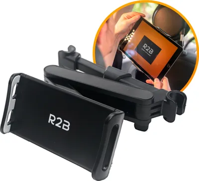 Produktbild von R2B Tablet-Halterung Auto-Kopfstütze mit verstellbarem Arm - kfz - auto rücksitz - kompatibel mit Tablet, Telefon, Ipad, Samsung Tab, Lenovo, Switch