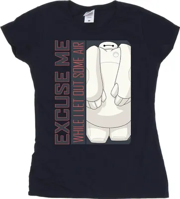 Produktbild von Disney - "Big Hero 6 Excuse Me Some Air" T-Shirt für Damen BI13310 (M) (Marineblau)