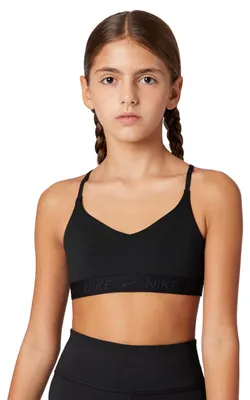 Produktbild von NIKE Sport-BH Indy Sport-BH Für Mädchen, Black/Black, FZ5860-010, M