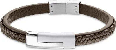 Produktbild von Lotus Style Herren Armband braun LS1965-2/3 Leder Edelstahl