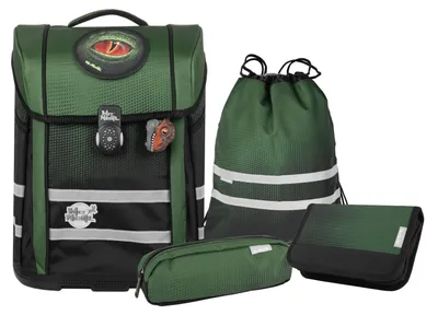 Produktbild von McNeill PERFECTO Schulranzen Set, 5tlg. Gradient Grass